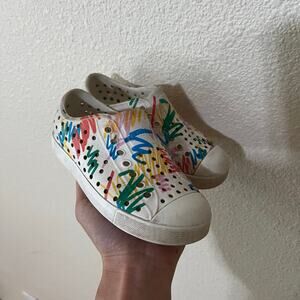 Native Shoes x Crayola scribble Jefferson shoes C10